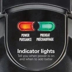 Hamilton Beach Home Hamilton Beach 7" Round Belgian Waffle Maker -Deals Coffee & Espresso Store 26201 vpa 05