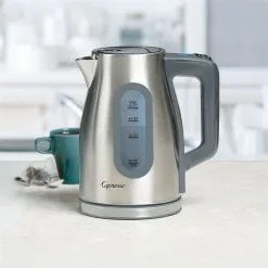 Capresso H2O Select Water Kettle 56oz. | Stainless Steel -Deals Coffee & Espresso Store 274.05 h2o select lifestyle shot hr