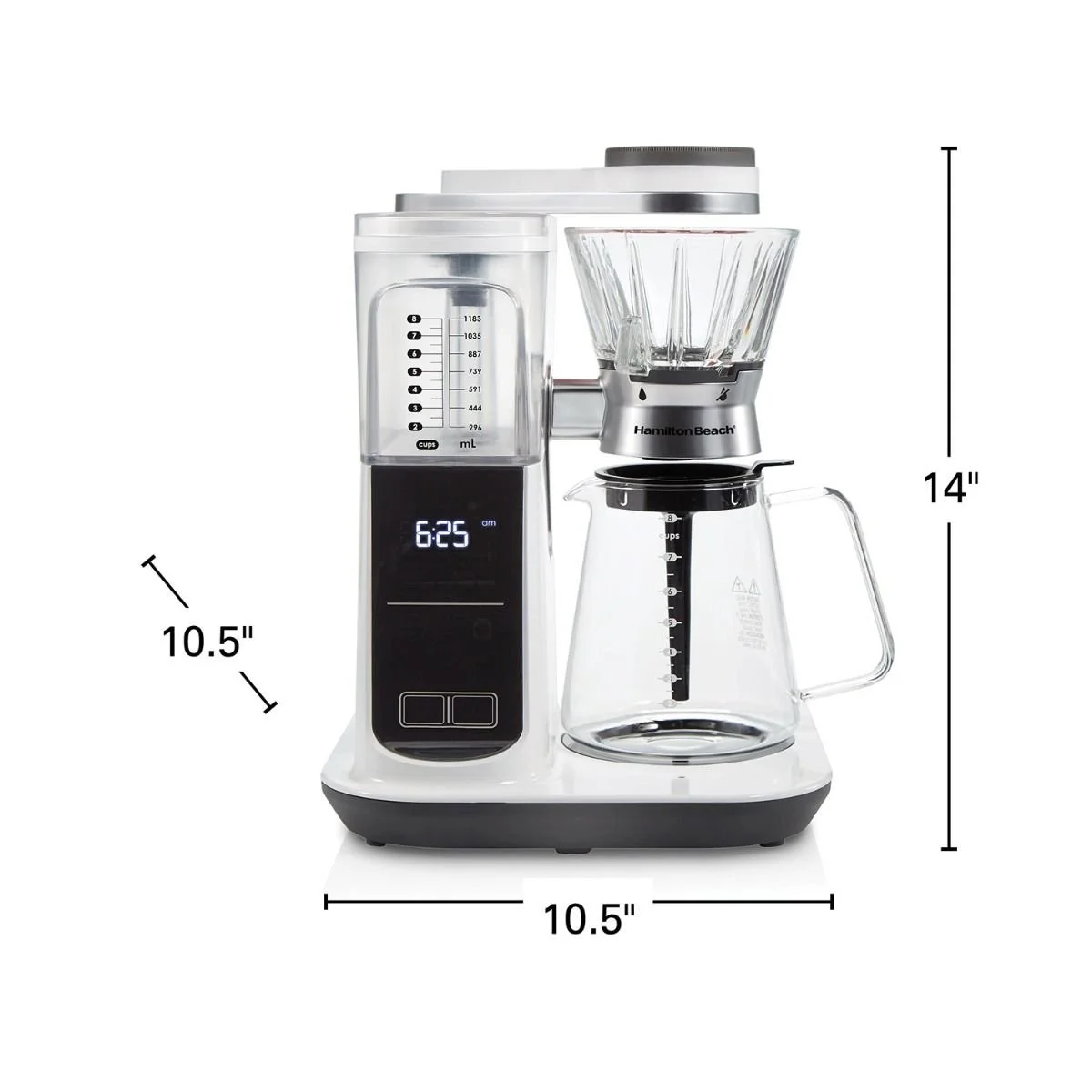 Hamilton Beach Home Hamilton Beach 8 Cup Convenient Craft Automatic Or Manual Pour Over Coffee Brewer 12 Hamilton Beach Home Hamilton Beach 8 Cup Convenient Craft Automatic Or Manual Pour Over Coffee Brewer - Image 10