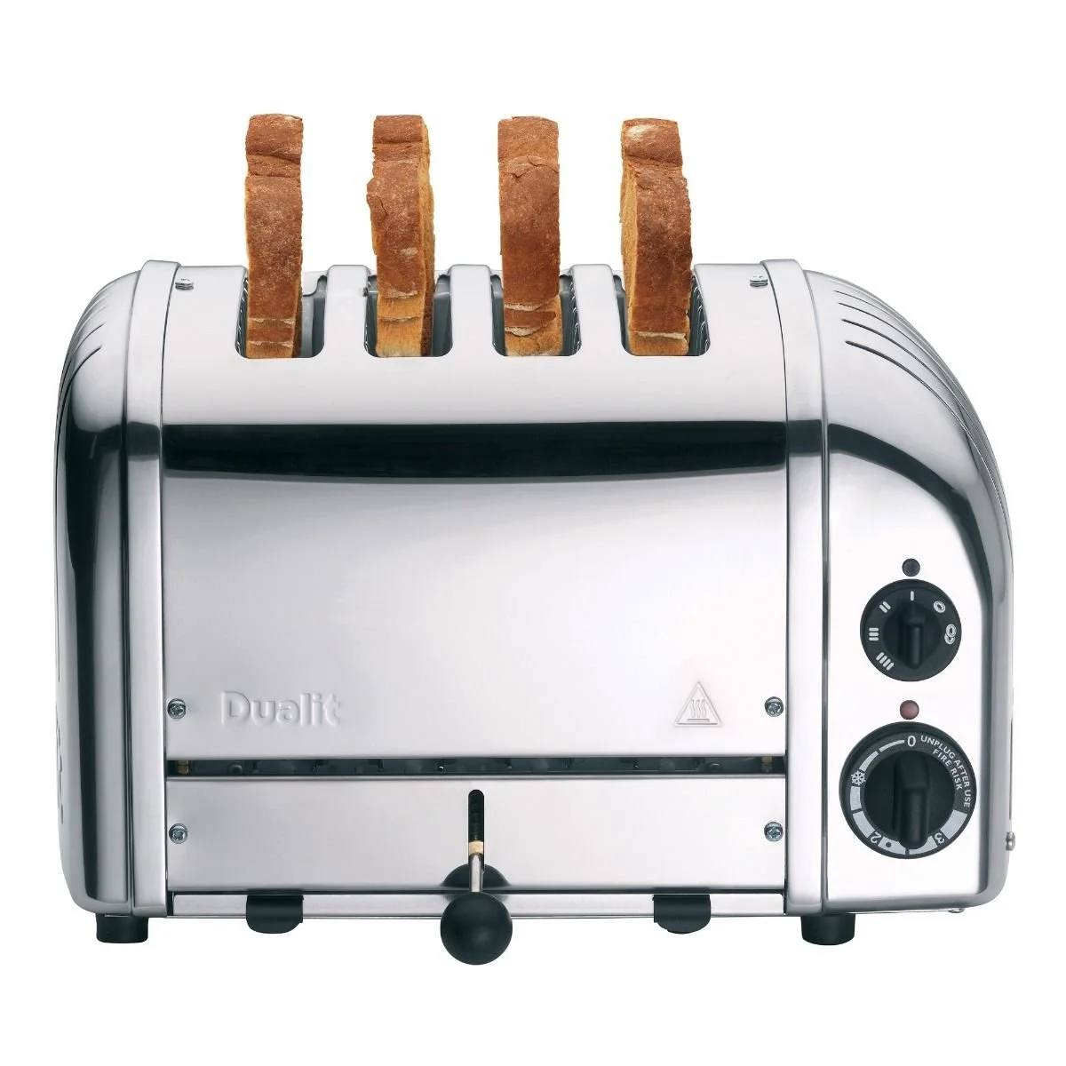 Dualit NewGen Classic 4-Slice Toaster | Chrome 4 Dualit NewGen Classic 4-Slice Toaster | Chrome - Image 2