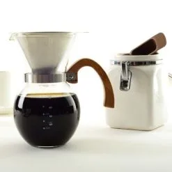 Norpro Pour Over Coffee Maker With Stainless Steel Filter -Deals Coffee & Espresso Store 5588 coffeemaker next to coffeegrindsw