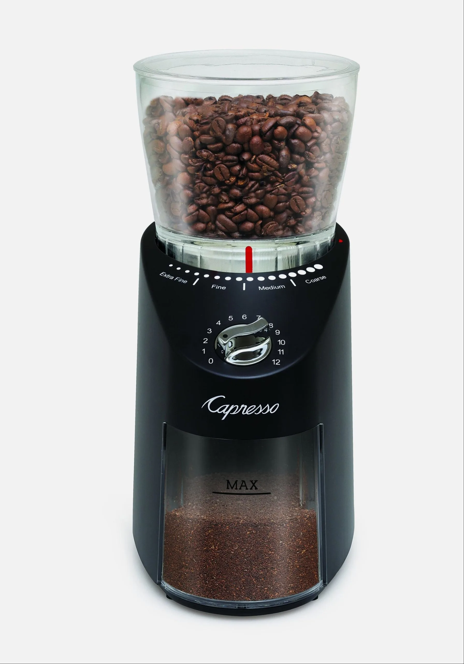 Capresso Infinity Plus Conical Burr Coffee Grinder Black 3 Capresso Infinity Plus Conical Burr Coffee Grinder Black