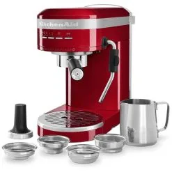 KitchenAid Semi Auto Metal Espresso Maker | Empire Red -Deals Coffee & Espresso Store 61950ctgfbl. ac sl1280