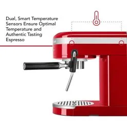 KitchenAid Semi Auto Metal Espresso Maker | Empire Red -Deals Coffee & Espresso Store 61jsjtnsozl. ac sl1500