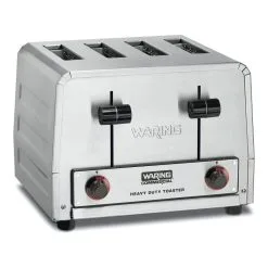 Waring Commercial Stainless Steel Heavy-Duty Toaster | 4-Slot