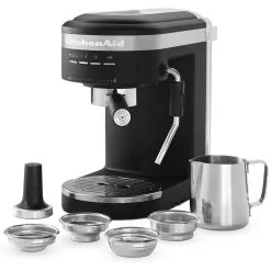 KitchenAid Semi Auto Espresso Maker | Black Matte -Deals Coffee & Espresso Store 61kc8f9kdis. ac sl1280