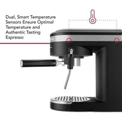 KitchenAid Semi Auto Espresso Maker | Black Matte -Deals Coffee & Espresso Store 61od4dj0zbs. ac sl1280