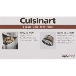 Cuisinart Gold Tone Filter Basket 10 Cuisinart Gold Tone Filter Basket -Deals Coffee & Espresso Store 61u7get5cel. ac sl1402