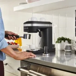 KitchenAid Semi Auto Espresso Maker | Black Matte -Deals Coffee & Espresso Store 61ur9flnhbs. ac sl1280