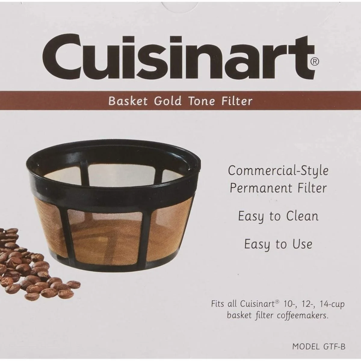 Cuisinart Gold Tone Filter Basket 4 Cuisinart Gold Tone Filter Basket - Image 2