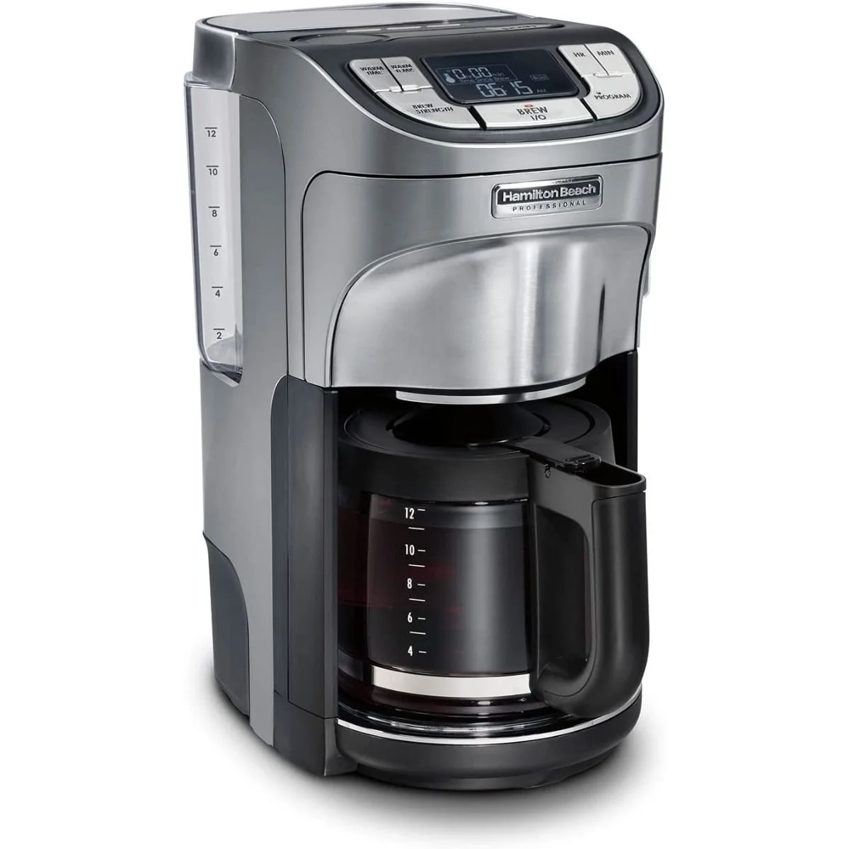 Hamilton Beach Home Hamilton Beach 12-Cup Professional Programmable Coffee Maker | Silver 3 Hamilton Beach Home Hamilton Beach 12-Cup Professional Programmable Coffee Maker | Silver