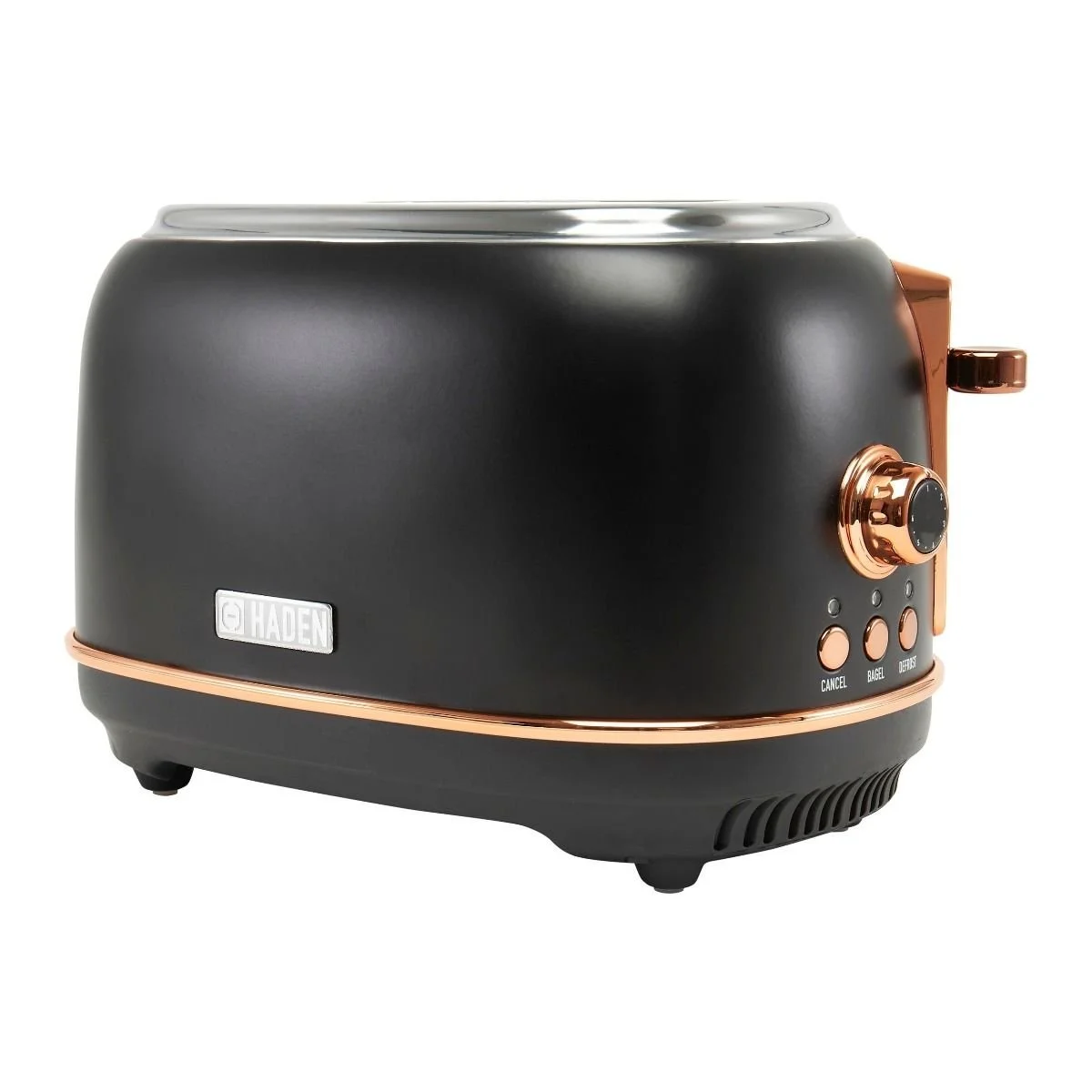 Haden Heritage 2-Slice Toaster | Black And Copper 3 Haden Heritage 2-Slice Toaster | Black And Copper
