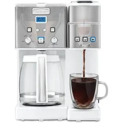 Cuisinart Coffee Center 12-Cup Coffee Maker & Single-Serve Brewer |White -Deals Coffee & Espresso Store 71kt27hec3l. ac sl1500