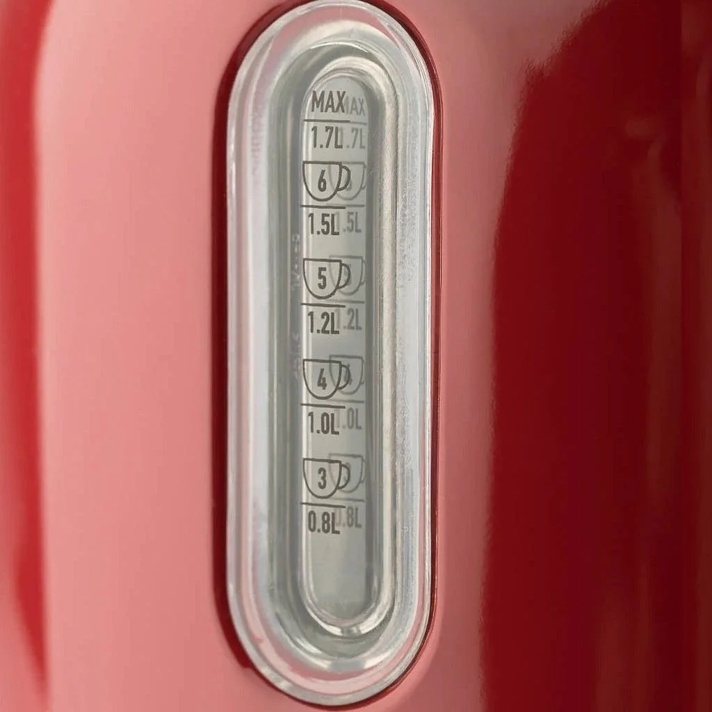 Haden Dorset 7-Cup Stainless Steel Electric Kettle | Red 7 Haden Dorset 7-Cup Stainless Steel Electric Kettle | Red - Image 5