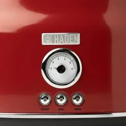 Haden Dorset 2-Slice Stainless Steel Toaster | Red -Deals Coffee & Espresso Store 75001dorsettoasterdetail2