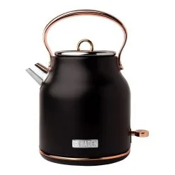 Haden Heritage 7-Cup Electric Kettle | Black And Copper