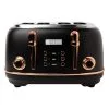 Haden Heritage 4-Slice Toaster | Black And Copper 1 Haden Heritage 4-Slice Toaster | Black And Copper -Deals Coffee & Espresso Store 75042 heritage toaster front 900x