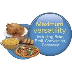 Hamilton Beach Home Hamilton Beach Countertop Oven With Convection & Rotisserie | Black & Stainless -Deals Coffee & Espresso Store 811un trkjl. ac sl1500