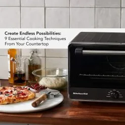 KitchenAid Digital Countertop Oven With Air Fry | Black Matte -Deals Coffee & Espresso Store 815pkdkuybl. ac sl1500