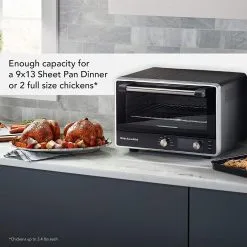 KitchenAid Digital Countertop Oven With Air Fry | Black Matte -Deals Coffee & Espresso Store 819gxpace6l. ac sl1500