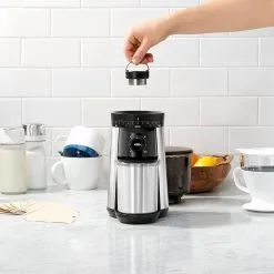 OXO BREW Conical Burr Coffee Grinder | Stainless Steel -Deals Coffee & Espresso Store 8717000 h
