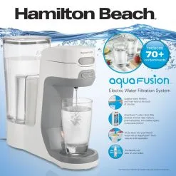 Hamilton Beach Home Hamilton Beach AquaFusion Water Filter System 16 Hamilton Beach Home Hamilton Beach AquaFusion Water Filter System -Deals Coffee & Espresso Store 87320 pkg front eng 1