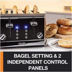 Krups 4-Slice Breakfast Toaster | Brushed Chrome & Stainless Steel 13 Krups 4-Slice Breakfast Toaster | Brushed Chrome & Stainless Steel -Deals Coffee & Espresso Store 91ezf8hbb2l. ac sl1500