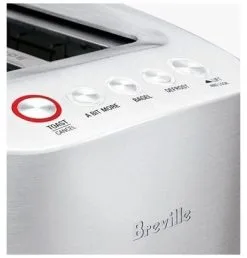 Breville Die-Cast 2-Slice Smart Toaster | Brushed Stainless Steel 8 Breville Die-Cast 2-Slice Smart Toaster | Brushed Stainless Steel -Deals Coffee & Espresso Store breville die cast 2 slice toaster bta820xl buttons popup