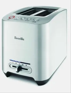 Breville Die-Cast 2-Slice Smart Toaster | Brushed Stainless Steel