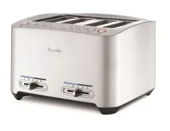Breville Die-Cast 4-Slice Smart Toaster | Brushed Stainless Steel