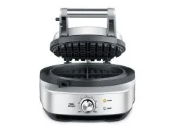 Breville The No Mess Waffle Round Waffle Maker | Brushed Stainless Steel