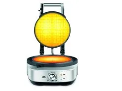 Breville The No Mess Waffle Round Waffle Maker | Brushed Stainless Steel -Deals Coffee & Espresso Store bwm520xl no mess 2 slice waffle maker breville