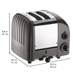 Dualit NewGen Classic 2-Slice Toaster | Charcoal 10 Dualit NewGen Classic 2-Slice Toaster | Charcoal -Deals Coffee & Espresso Store char3
