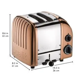 Dualit NewGen Classic 2-Slice Toaster | Copper -Deals Coffee & Espresso Store copper5