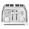 Cuisinart 4-Slice Classic Toaster | White & Stainless Steel -Deals Coffee & Espresso Store cpt 180w cuisinart 4 slice white and stainless toaster 1
