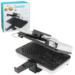 Cucina Pro CucinaPro Pizzelle Baker 5" Diameter Pizzelle Nonstick -Deals Coffee & Espresso Store cucinapro nonstick pizzelle baker 2
