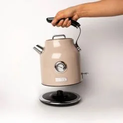 Haden Dorset 7-Cup Stainless Steel Electric Kettle | Putty Beige -Deals Coffee & Espresso Store dorsetkettle putty base detail