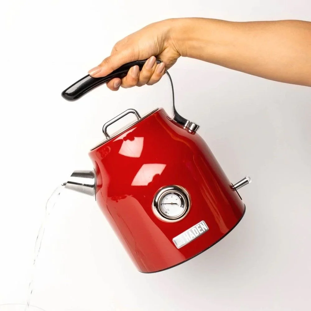 Haden Dorset 7-Cup Stainless Steel Electric Kettle | Red 9 Haden Dorset 7-Cup Stainless Steel Electric Kettle | Red - Image 7