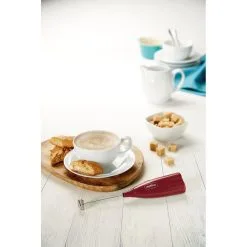 Zyliss Milk Frother | Red -Deals Coffee & Espresso Store e990034u 1