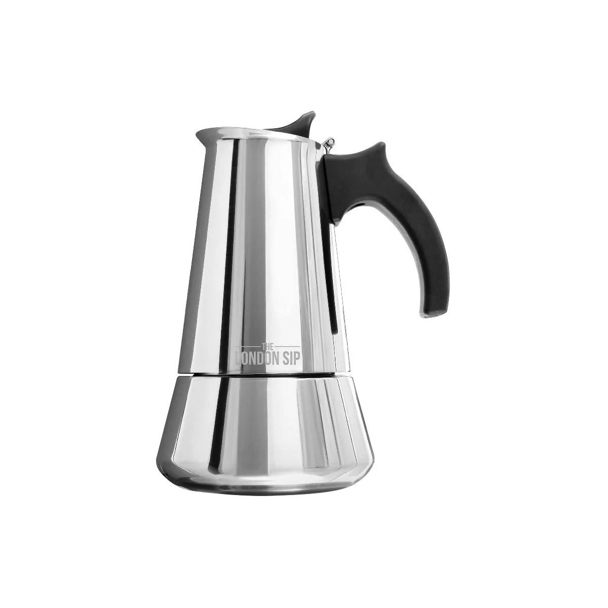 Escali London Sip 3 Cup Stainless Steel Espresso Maker | Silver 3 Escali London Sip 3 Cup Stainless Steel Espresso Maker | Silver