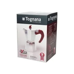 Tognana 9-Cup Stovetop Coffee Maker | Extra Style -Deals Coffee & Espresso Store es93