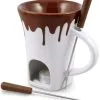 Swissmar Nostalgia Chocolate Fondue Mug Set -Deals Coffee & Espresso Store f12064 nostalgia fonduemug compressed