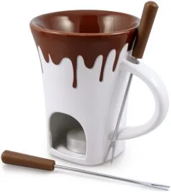 Swissmar Nostalgia Chocolate Fondue Mug Set