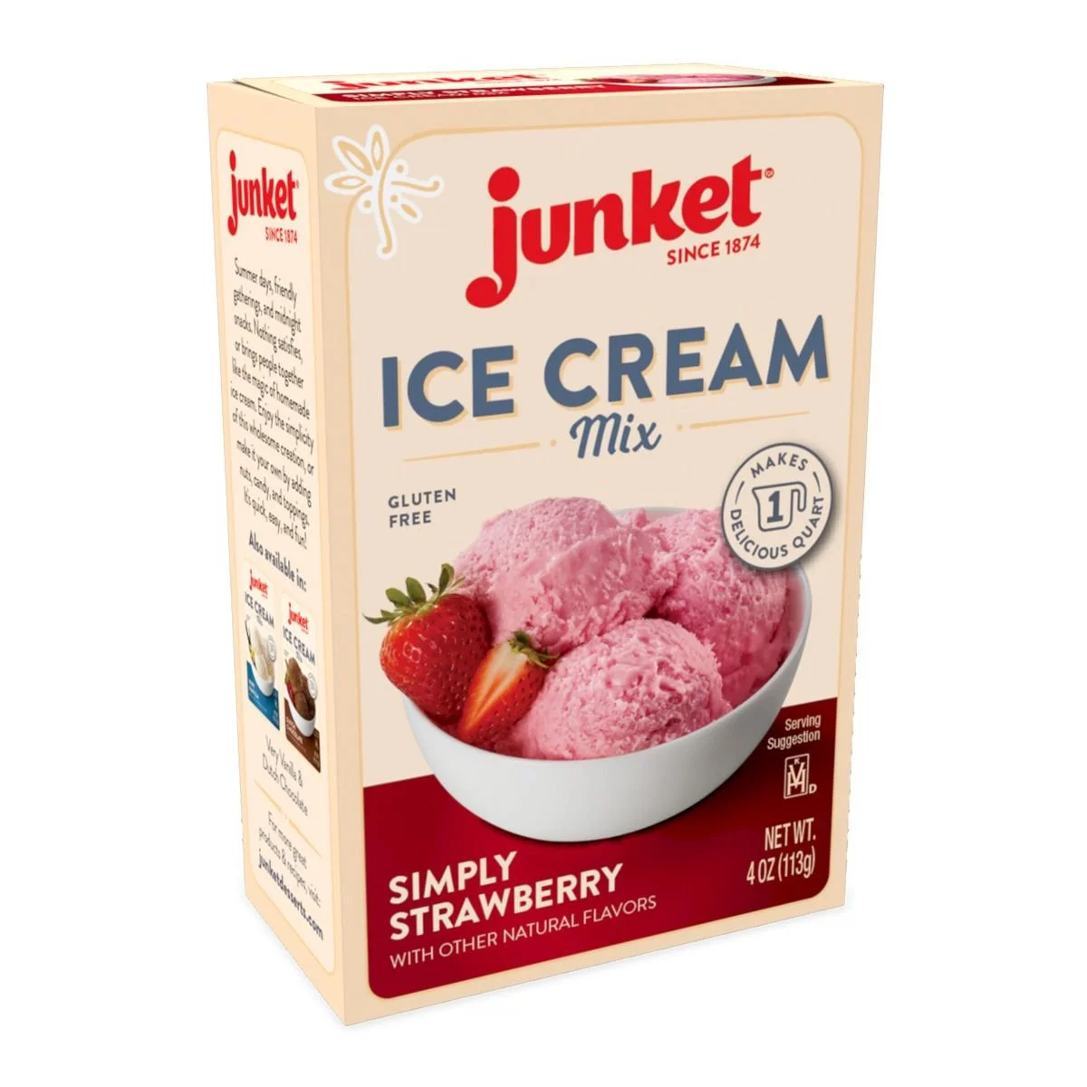 Junket Ice Cream Mix | Strawberry 3 Junket Ice Cream Mix | Strawberry