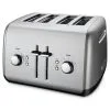 KitchenAid 4-Slice Toaster With Manual High-Lift Lever | Contour Silver -Deals Coffee & Espresso Store ka toaster