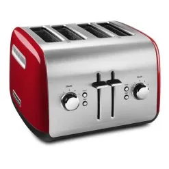 KitchenAid 4-Slice Toaster With Manual High-Lift Lever | Empire Red