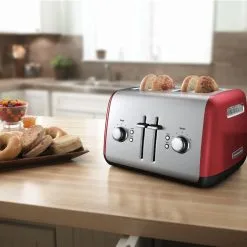 KitchenAid 4-Slice Toaster With Manual High-Lift Lever | Empire Red 7 KitchenAid 4-Slice Toaster With Manual High-Lift Lever | Empire Red -Deals Coffee & Espresso Store ka toaster 2 1