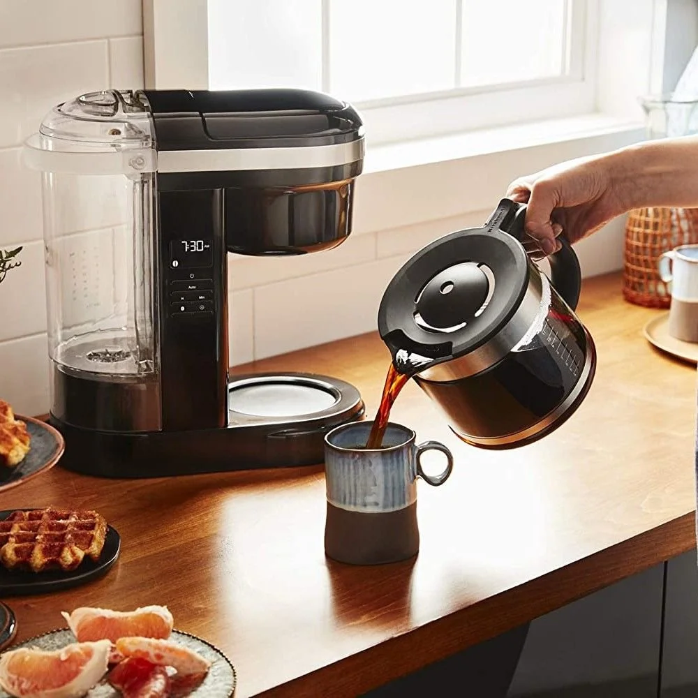 KitchenAid 12-Cup Drip Coffee Maker With Spiral Showerhead | Onyx Black 8 KitchenAid 12-Cup Drip Coffee Maker With Spiral Showerhead | Onyx Black - Image 6