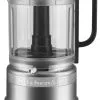 KitchenAid Refurbished 5-Cup One Touch Food Chopper | Contour Silver -Deals Coffee & Espresso Store kfc0516cu