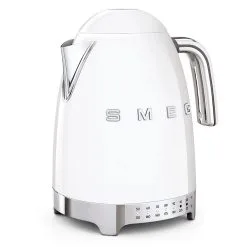 SMEG Variable Temperature Electric Water Kettle | White -Deals Coffee & Espresso Store klf04whus 4